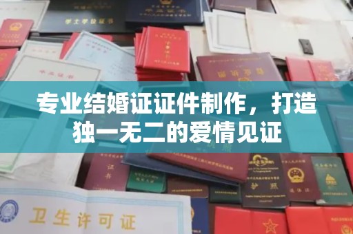 庄河专业结婚证证件制作，打造独一无二的爱情见证